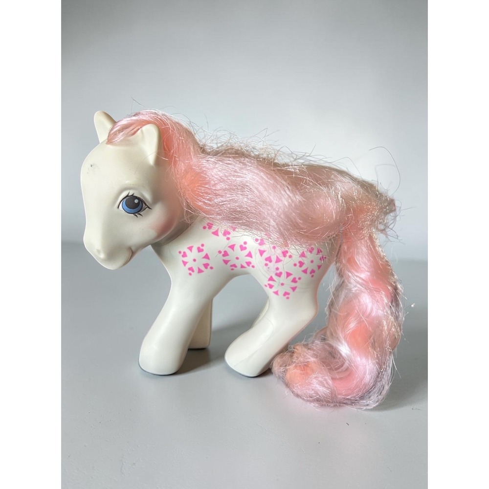 My Little Pony MLP Vintage Twice As Fancy Sunshine Sundance G1 Pink White‎